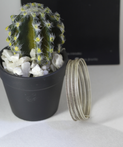 Radiate Elegance: Silver Bangles Set of 7 for Stylish Statements