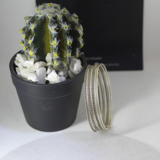 Radiate Elegance: Silver Bangles Set of 7 for Stylish Statements