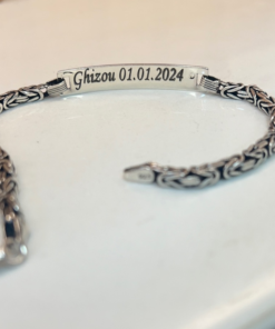 Exclusive Personalized Bracelets for Men – Handmade Silver & Engraved