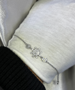 Exquisite Snow White Bracelet – Silver 925 & Zircon Sparkle