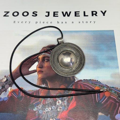 Exquisite Moroccan Berber Necklace – Handmade Silver & Antique Charm