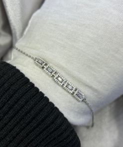 Dazzling Cubic Zirconia Bracelets – Elegant Silver 925 Jewelry