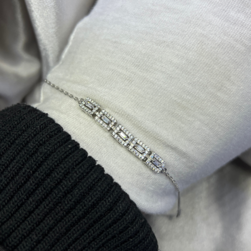 Dazzling Cubic Zirconia Bracelets – Elegant Silver 925 Jewelry