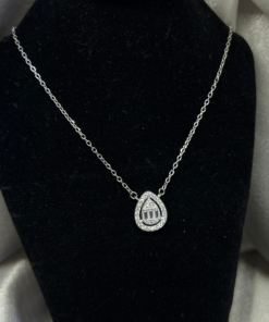 Silver Teardrop Necklace | Elegant & Sophisticated Gift