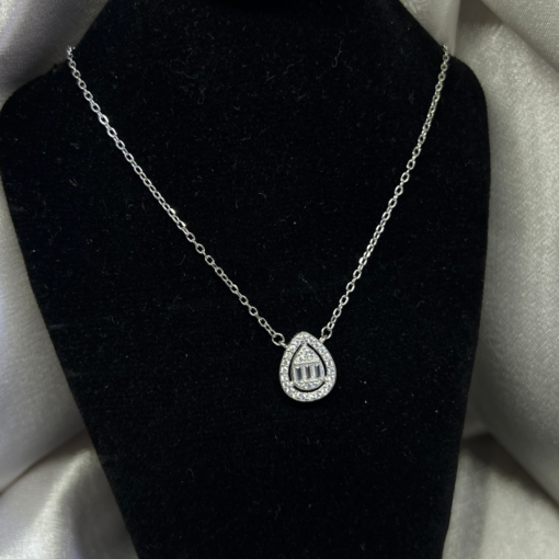 Silver Teardrop Necklace | Elegant & Sophisticated Gift