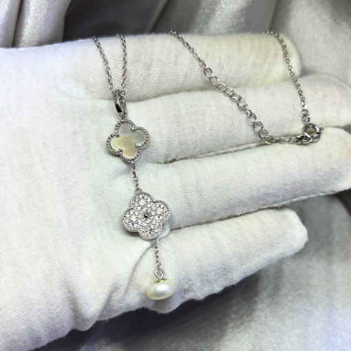 White Van Cleef Necklace | Elegant & Luxurious Gift