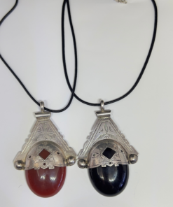 Bijoux Berbères Necklace | Handmade Berber Jewelry with Silver Pendant