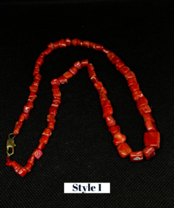 Exquisite Antique Coral Necklace – Handmade Berber Jewelry