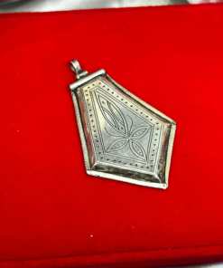 Antique Talisman Amulet – Handmade Silver Pendant for Protection & Berber Heritage