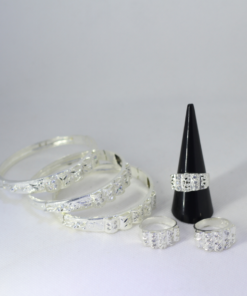 Symbolize Love with Our Handmade Moroccan Wedding Bracelet - Dhaz Tradition in Silver