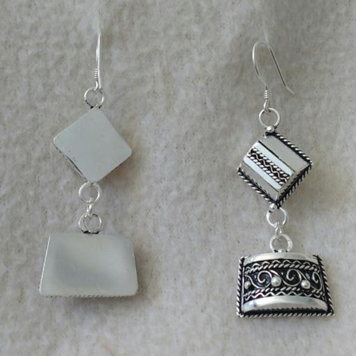Tuareg Berber Silver Drop Earrings: Exquisite Amazigh Inspired Jewelry