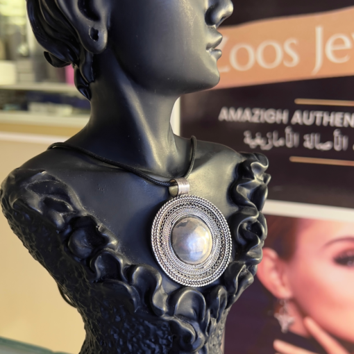 Exquisite Moroccan Berber Necklace – Handmade Silver & Antique Charm