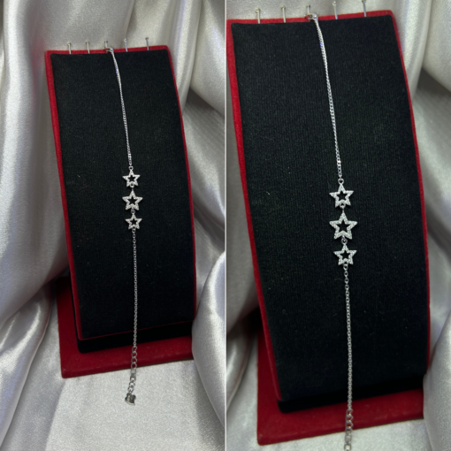 Dazzling Star Bracelet Silver – 925 Silver & Zircon Glow