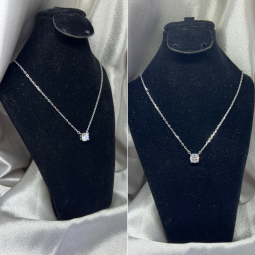 Cubic Zirconia Necklace – Stunning Silver 925 Jewelry