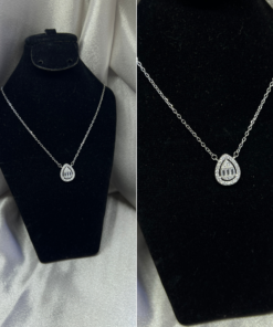 Silver Teardrop Necklace | Elegant & Sophisticated Gift