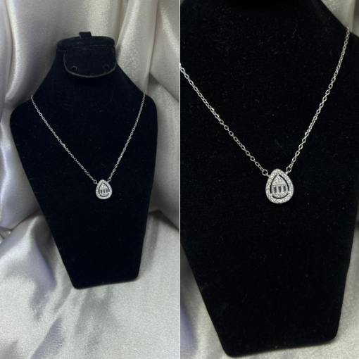 Silver Teardrop Necklace | Elegant & Sophisticated Gift