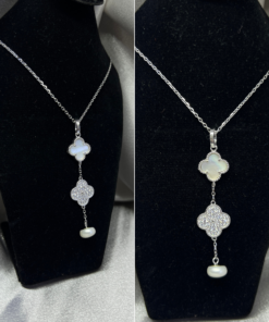 White Van Cleef Necklace | Elegant & Luxurious Gift