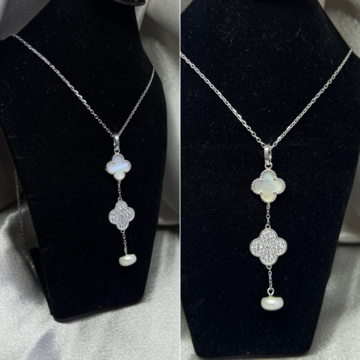 White Van Cleef Necklace | Elegant & Luxurious Gift