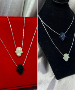 Silver Hand of Fatima Necklace | Elegant Symbol of Protection