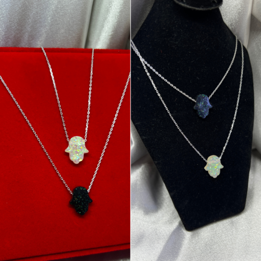 Silver Hand of Fatima Necklace | Elegant Symbol of Protection