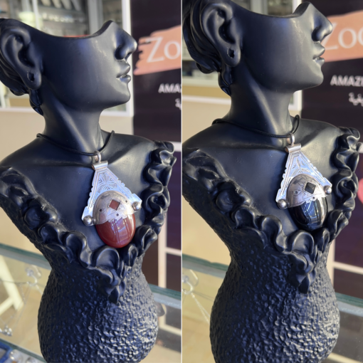 Bijoux Berbères Necklace | Handmade Berber Jewelry with Silver Pendant