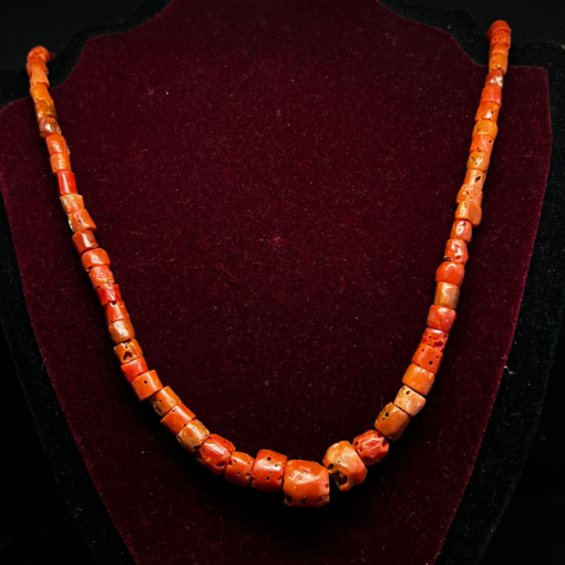 Exquisite Antique Coral Necklace – Handmade Berber Jewelry
