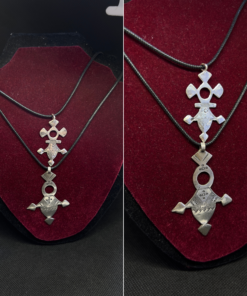 Tuareg Necklace – Handmade Silver Berber Jewelry with Tuareg Cross