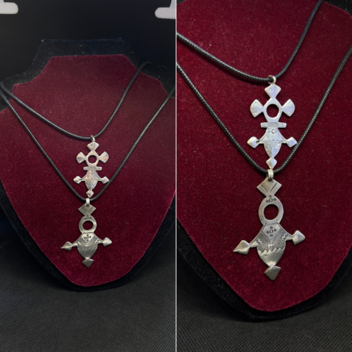 Tuareg Necklace – Handmade Silver Berber Jewelry with Tuareg Cross
