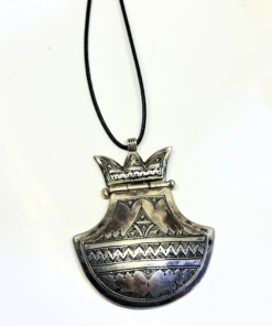 Talisman Necklace – Handmade Silver Pendant for Strength, Protection & Cultural Heritage