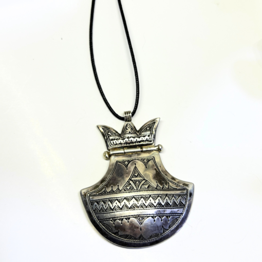 Talisman Necklace – Handmade Silver Pendant for Strength, Protection & Cultural Heritage