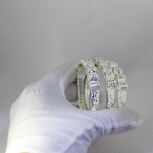 Symbolize Love with Our Handmade Moroccan Wedding Bracelet - Dhaz Tradition in Silver