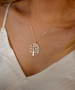Exclusive Personalized Family Tree Necklace – Custom Silver or Gold