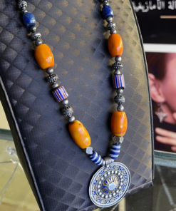Exclusive Bohemian Red Stone and Silver Necklaces – Handmade Beauty