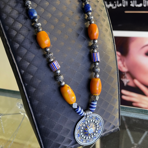 Exclusive Bohemian Red Stone and Silver Necklaces – Handmade Beauty