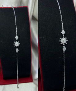 Exquisite Snow White Bracelet – Silver 925 & Zircon Sparkle