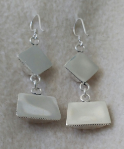 Tuareg Berber Silver Drop Earrings: Exquisite Amazigh Inspired Jewelry
