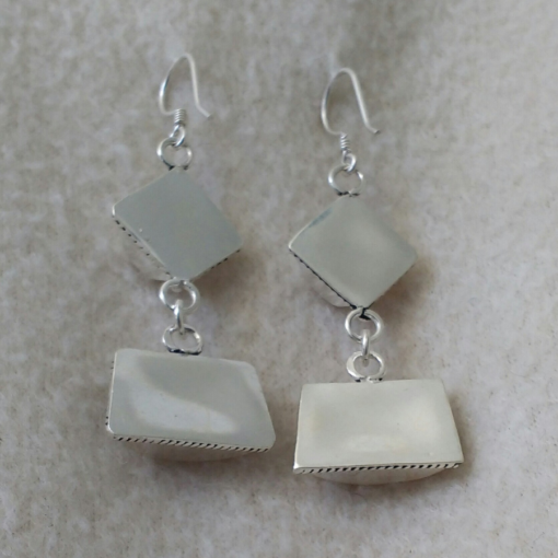Tuareg Berber Silver Drop Earrings: Exquisite Amazigh Inspired Jewelry