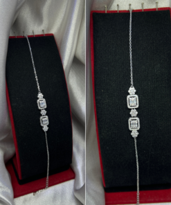 Exquisite D'Argent Zirconia 925 Silver Bracelet – Timeless Sparkle