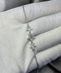 Dazzling Star Bracelet Silver – 925 Silver & Zircon Glow
