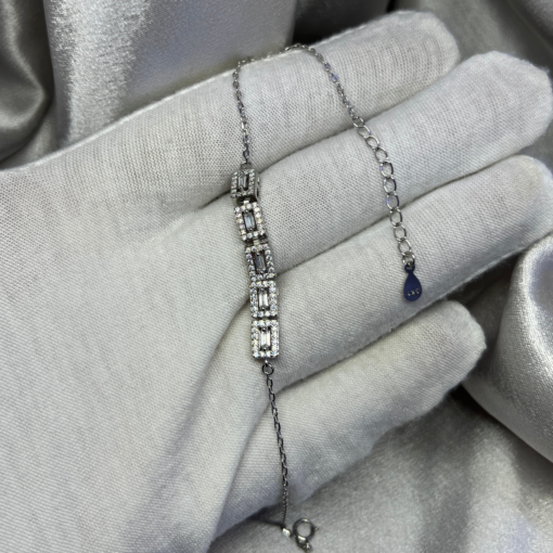 Dazzling Cubic Zirconia Bracelets – Elegant Silver 925 Jewelry