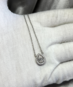 Silver Teardrop Necklace | Elegant & Sophisticated Gift