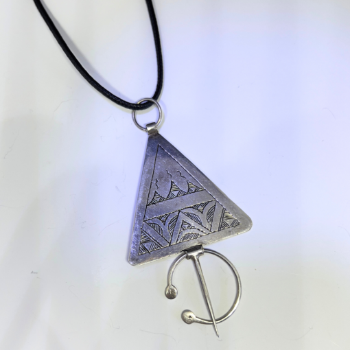Fibula Necklace | Handmade Berber Pendant – A Tribal Treasure