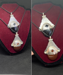 Bijoux Berbères Necklace | Handmade Berber Jewelry with Silver Pendant