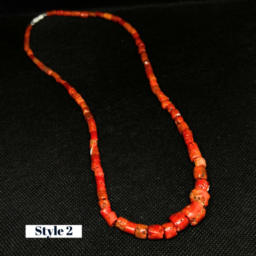 Exquisite Antique Coral Necklace – Handmade Berber Jewelry