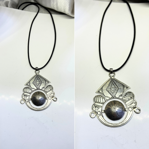 Talisman Tuareg – Handmade Silver Berber Pendant for Protection