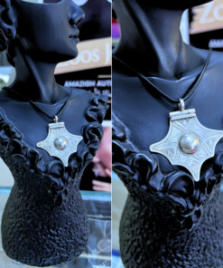 Silver Talisman Jewelry – Handmade Berber Pendant for Protection & Strength