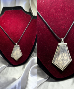 Antique Talisman Amulet – Handmade Silver Pendant for Protection & Berber Heritage