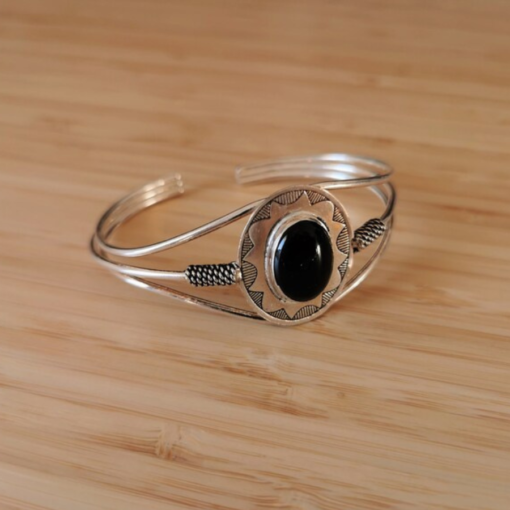Silver Moroccan Bracelet | Amazigh and Berber Tribal Elegance | Zoos Jewelry Discount