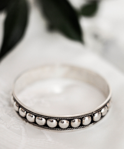 Silver Studded Bracelet: Moroccan accessory | Order Now!
