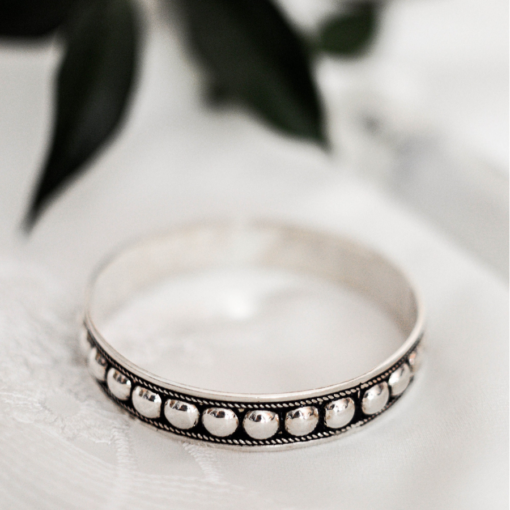 Silver Studded Bracelet: Moroccan accessory | Order Now!